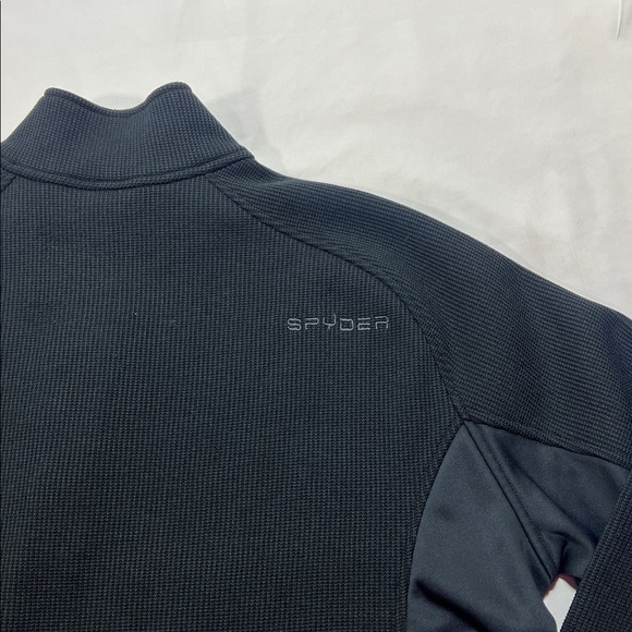 Spyder men’s quarter zip black size XXL - Picture 4 of 9